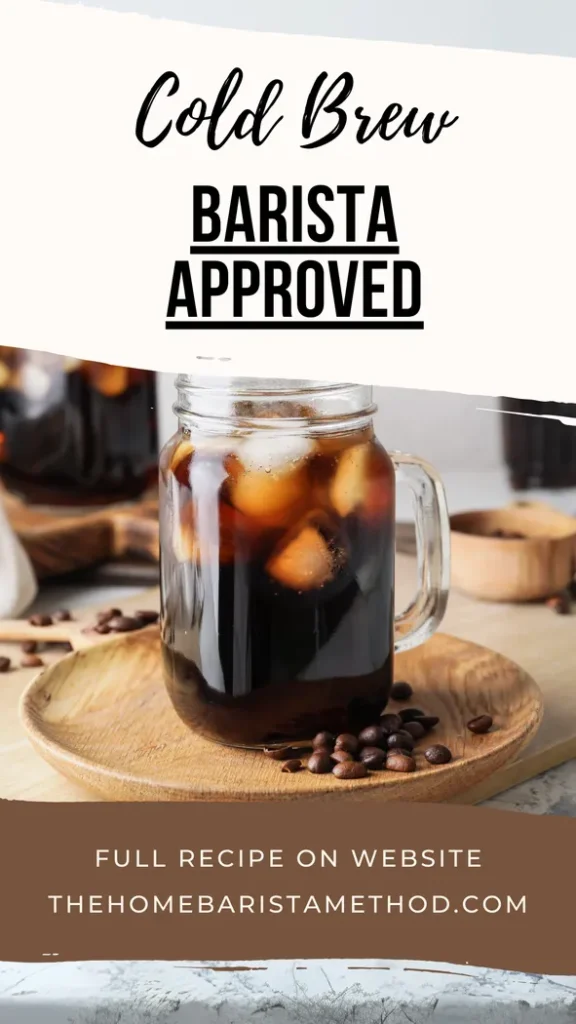 best cold brew concentrate in mason jar on counter